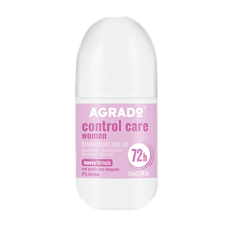 Кульковий дезодорант Agrado Control Care Deodorant Roll-On жіночий, 50 мл